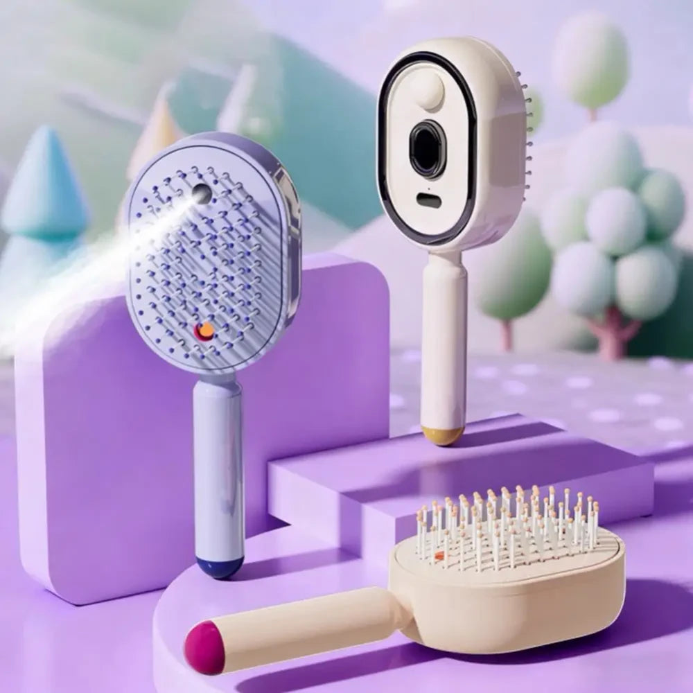 Electric Misting Hair Brush